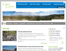 Tablet Screenshot of cazaycontrol.com